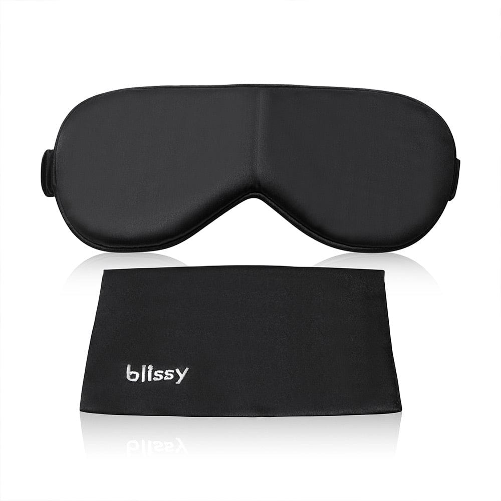 Blissy Blissy Silk Sleep Mask, Black - Little Miss Muffin Children & Home