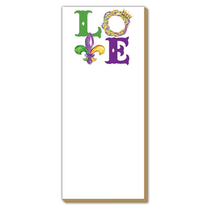 RosanneBeck Collections RosanneBeck Collections Mardi Gras LOVE Luxe Skinny Pad - Little Miss Muffin Children & Home