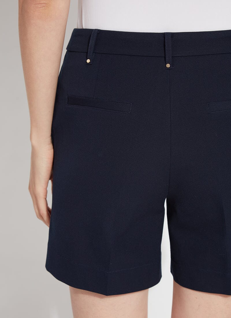 Lysse Lysse Amanda Stretch Twill Short in True Navy - Little Miss Muffin Children & Home