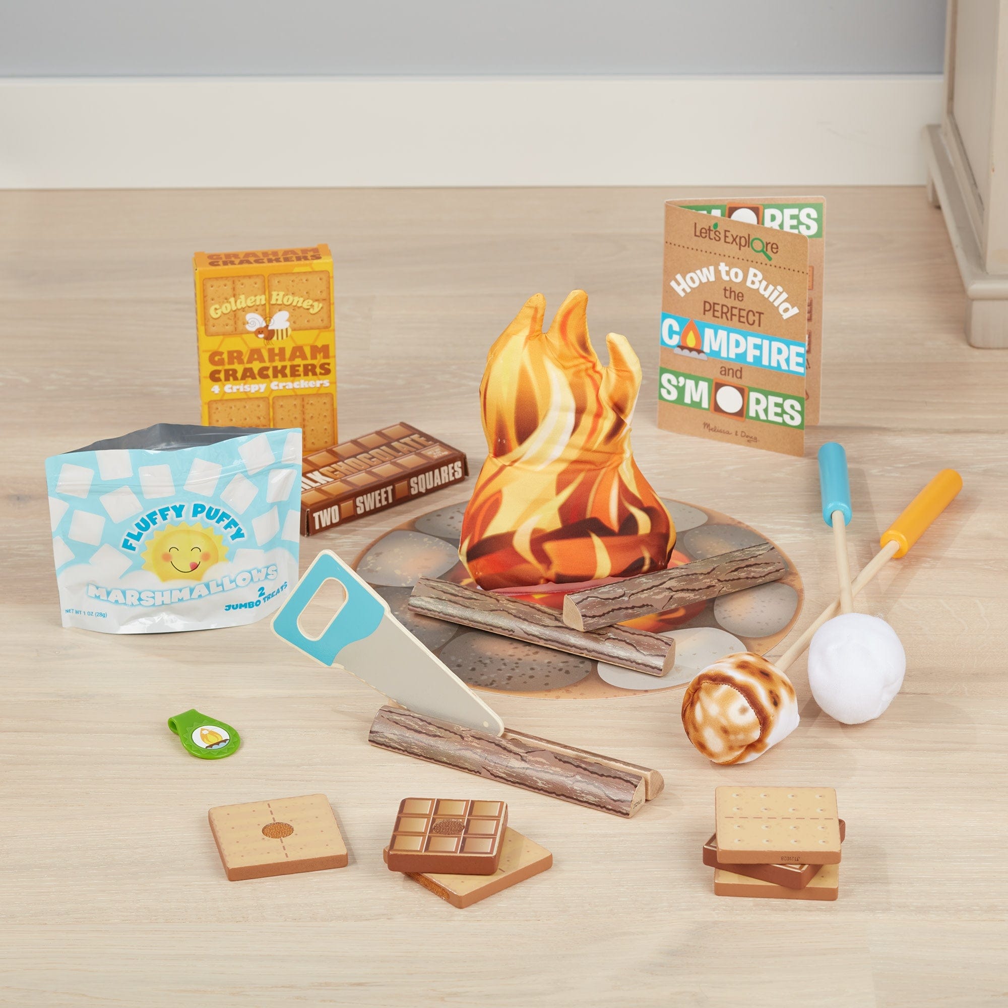 Melissa & Doug Melissa & Doug Let's Explore Campfire S'Mores Play Set - Little Miss Muffin Children & Home