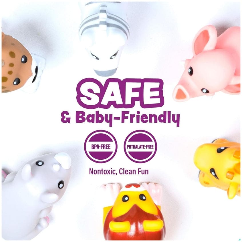 Tub Works Savanna™ Mold Free Bath Toys, 6 Pack - Little Miss Muffin Children & Home