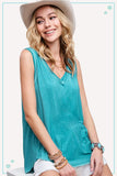 La Miel V-Neck Sleeveless Top