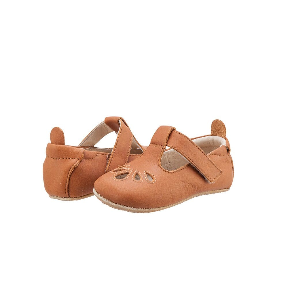Old Soles Inc Old Soles T-Petal Tan Leather Shoes - Little Miss Muffin Children & Home