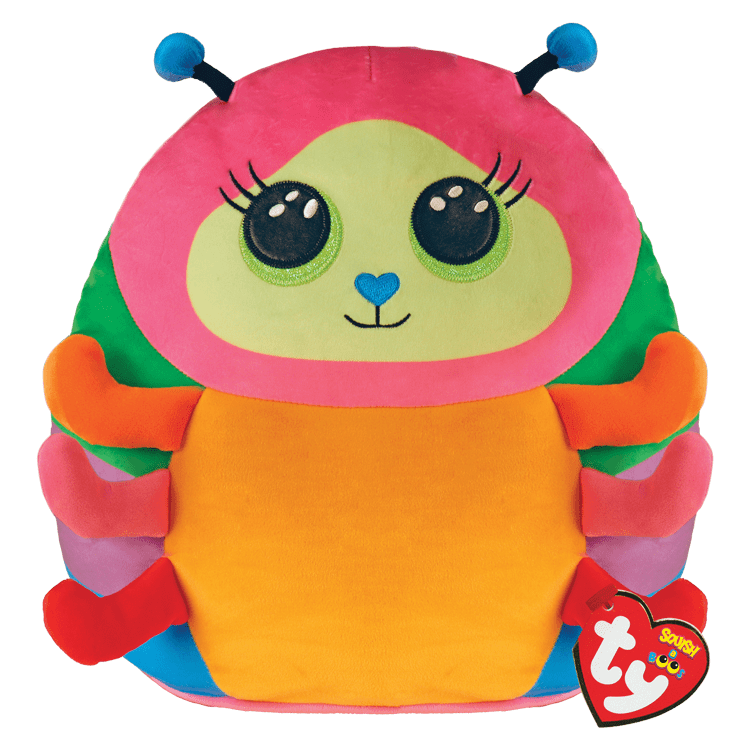 Ty Inc Ty Inc Beanie Squishies Nessa Multicolored Caterpillar - Little Miss Muffin Children & Home