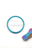 Single Rainbow Thai Buddhist Temple Bracelet, Mantra Bangle, Ocean