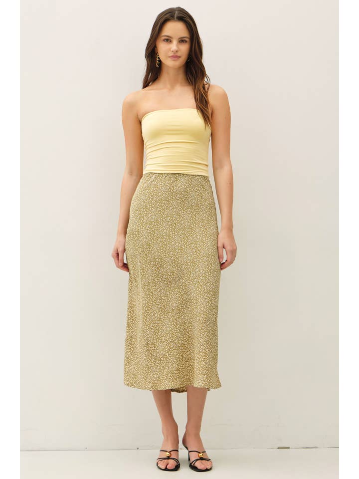 Be Cool Soft Jersey Bandeau Crop Top in Butter Yellow - Little Miss Muffin Children & Home