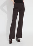 Lysse Spencer Hi Waist Neoprene Trouser in Black