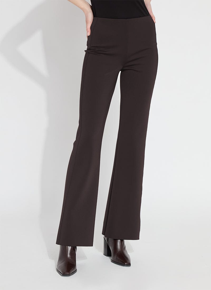 Lysse Spencer Hi Waist Neoprene Trouser in Black