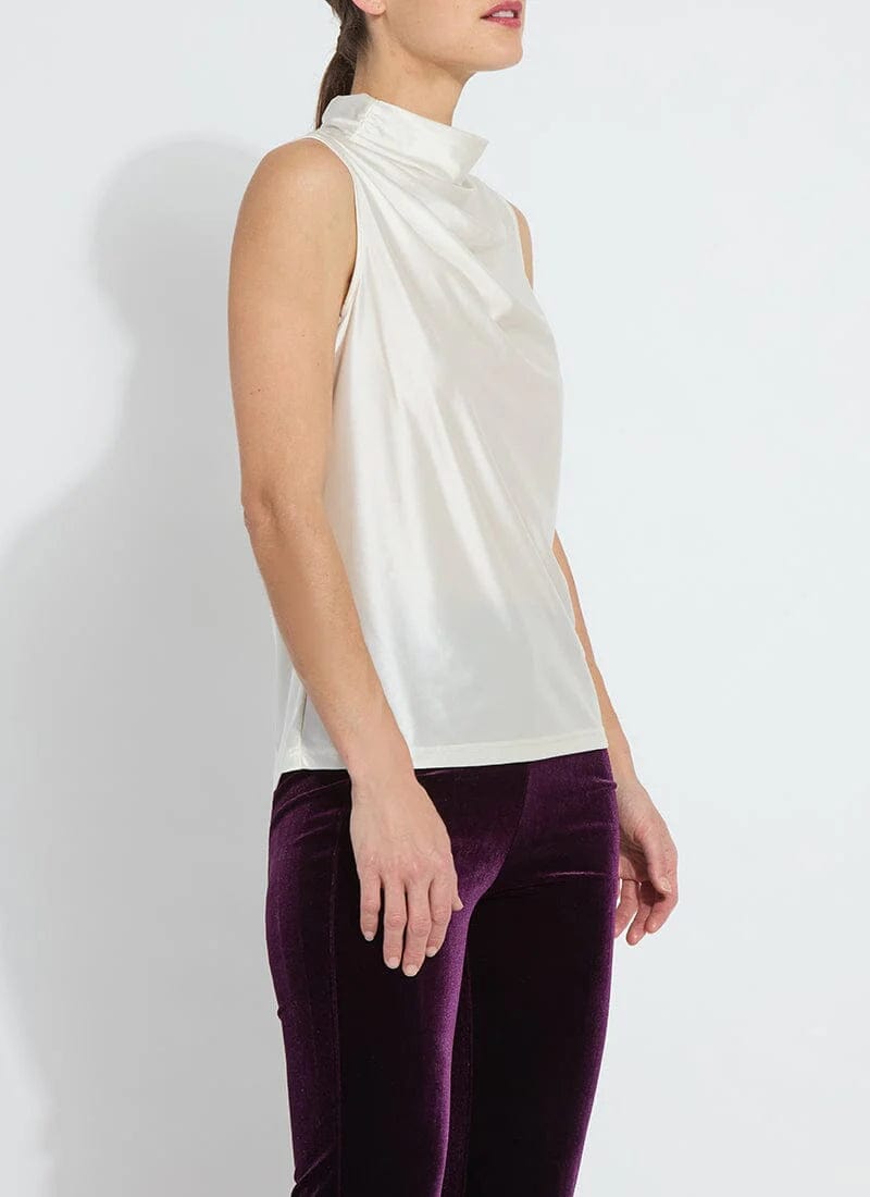 Lysse Lysse Irina Satin Jersey Sleeveless Turtleneck - Little Miss Muffin Children & Home