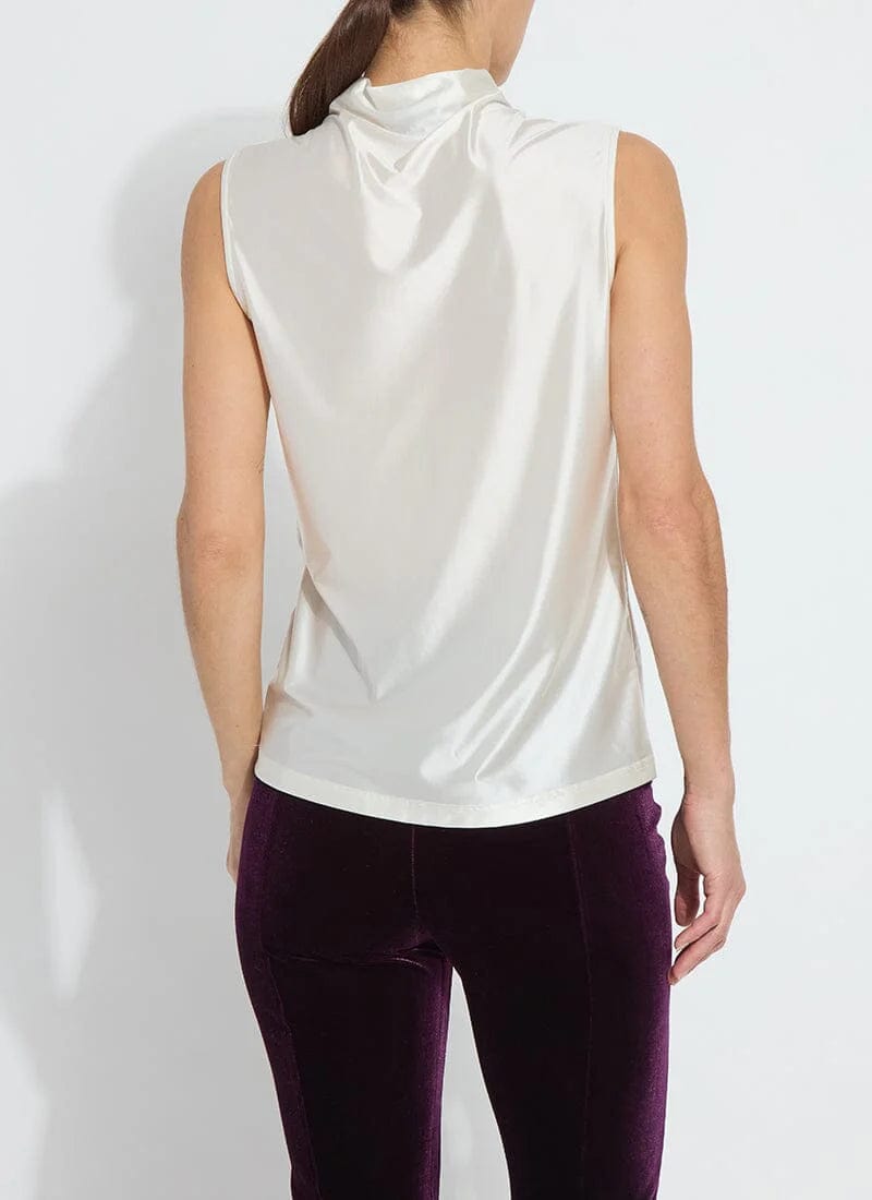 Lysse Lysse Irina Satin Jersey Sleeveless Turtleneck - Little Miss Muffin Children & Home