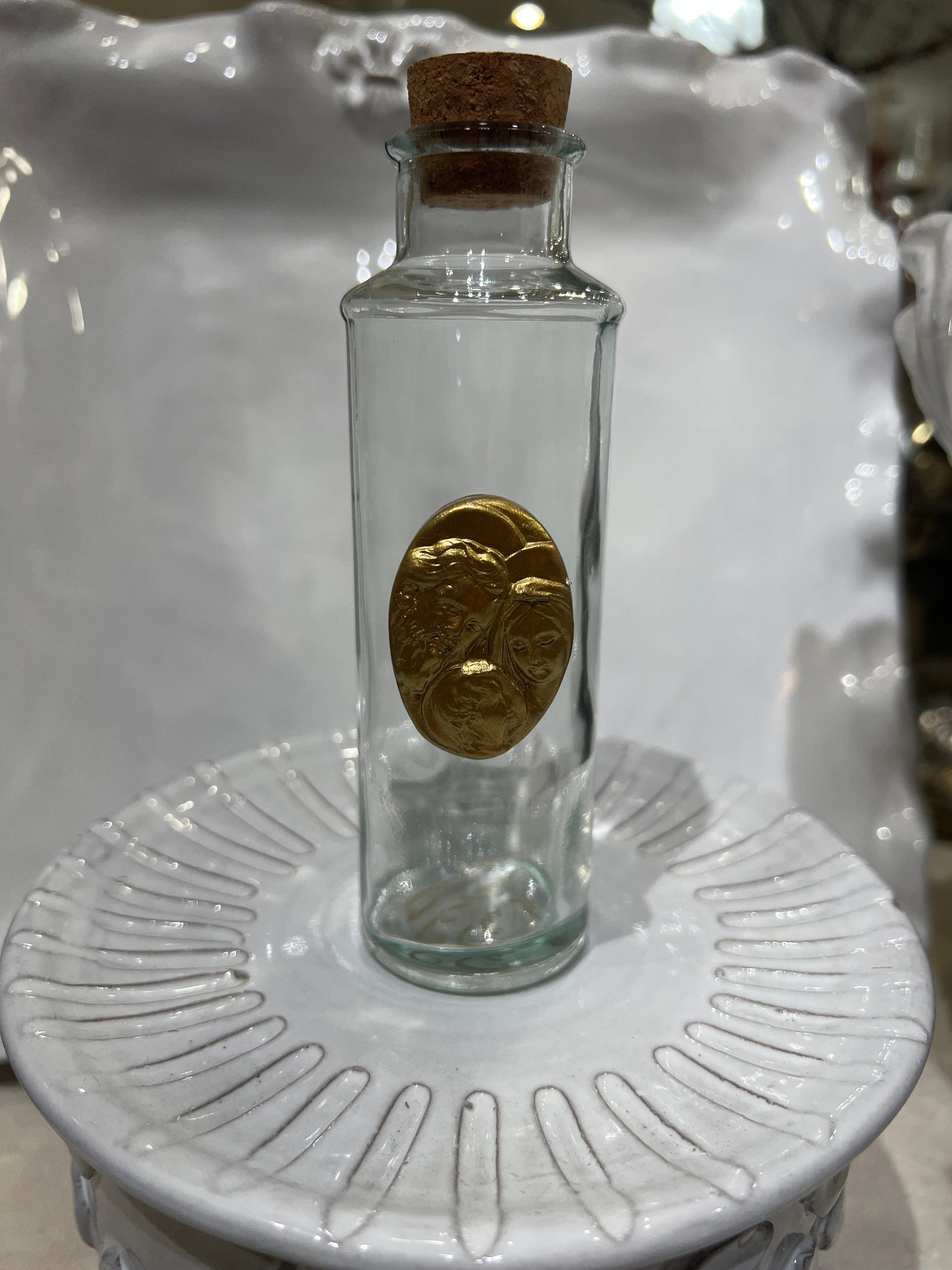 Carol Cassisa Carol Cassisa Tall Holy Water Bottle - Little Miss Muffin Children & Home