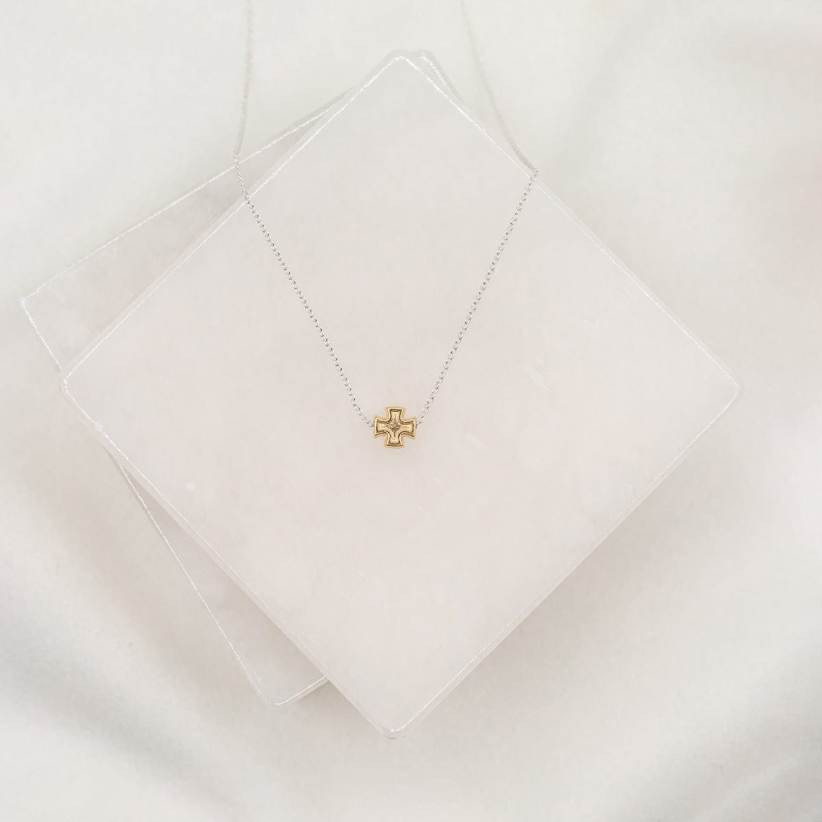 My Saint My Hero My Saint My Hero Faith Petite Cross Necklace - Little Miss Muffin Children & Home