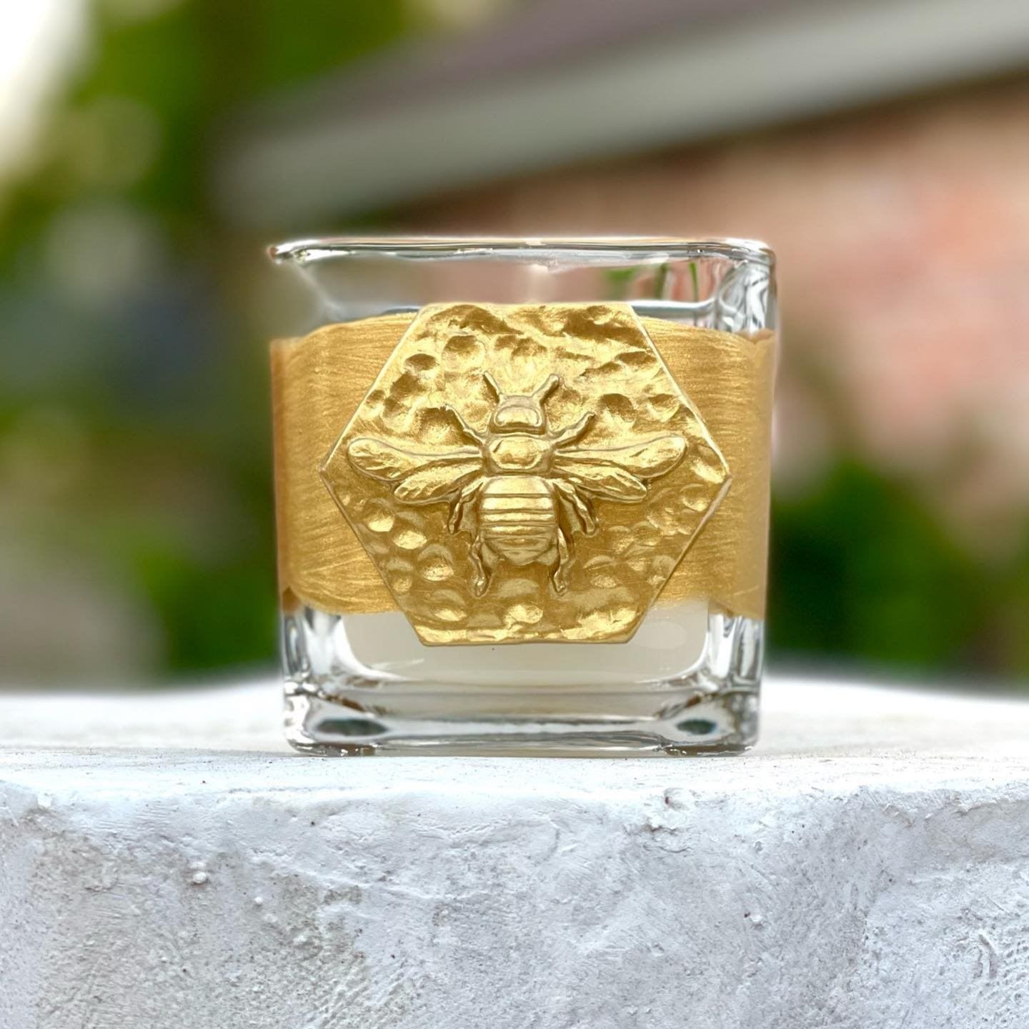 Carol Cassisa Carol Cassisa Hand Painted Candle Holder - Little Miss Muffin Children & Home