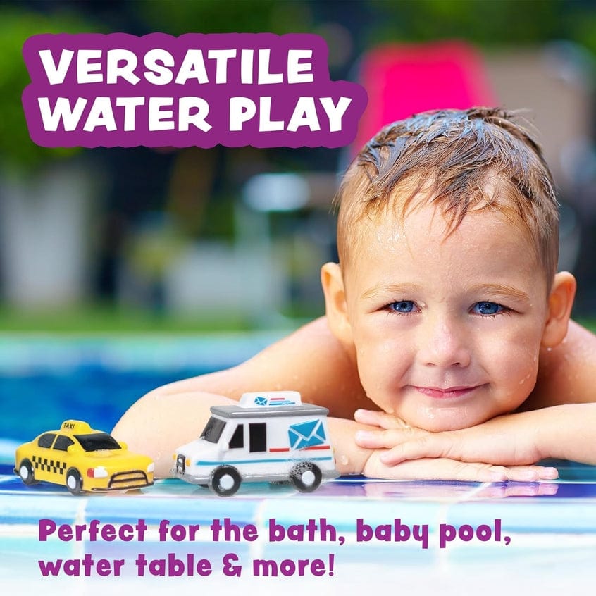 Tub Works Vehicles™ Bath Cars Mold Free Bath Toys, 6 Pack - Little Miss Muffin Children & Home