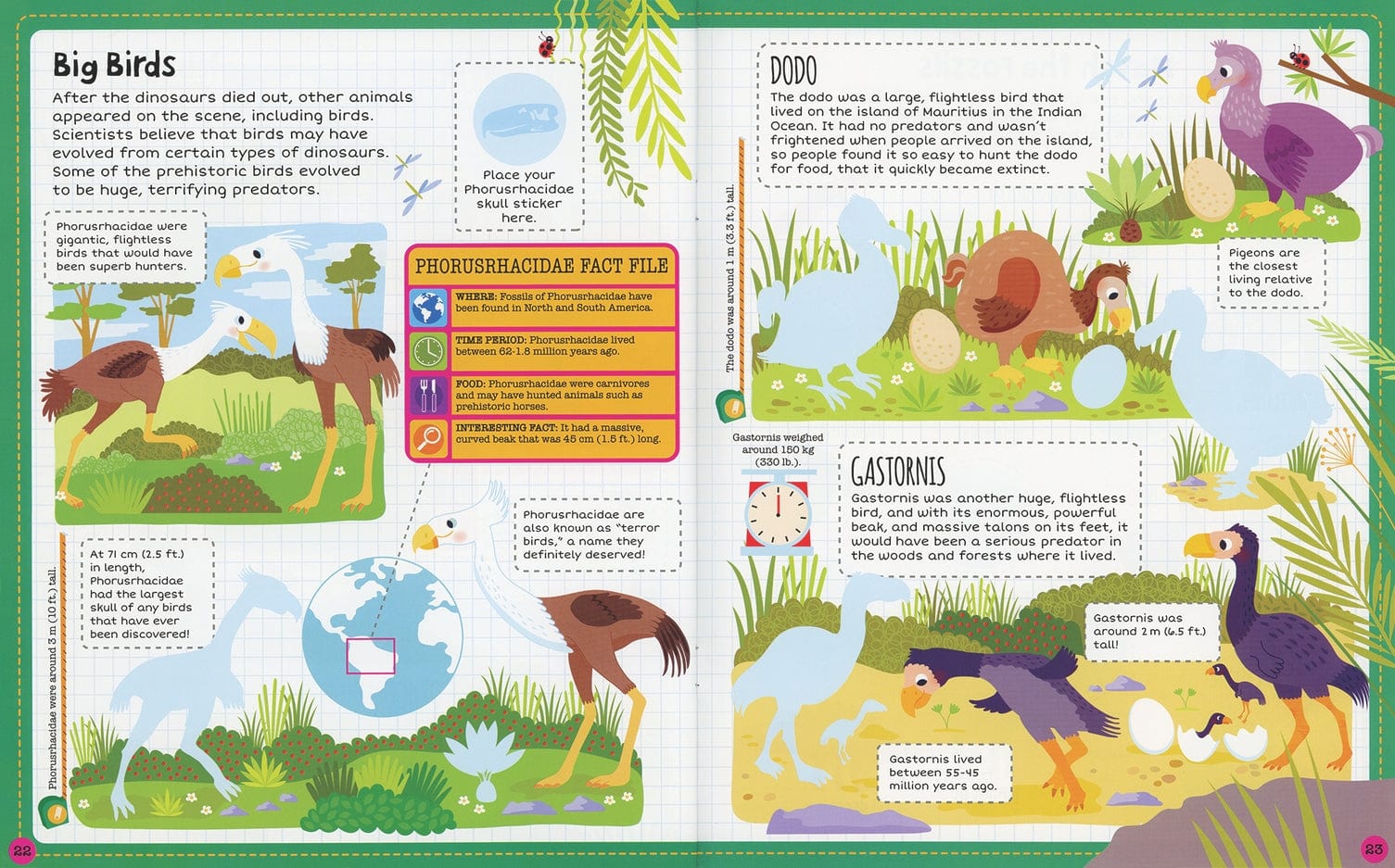EDC Publishing Dinosaur, Sticker Facts - Little Miss Muffin Children & Home
