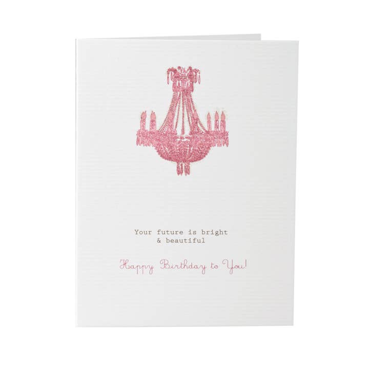 Happy Birthday card your future is bright and beautiful