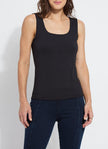 Lysse Lysse Evie Scoop Neck Tank in Black - Little Miss Muffin Children & Home