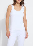 Lysse Lysse Evie Scoop Neck Tank in White - Little Miss Muffin Children & Home