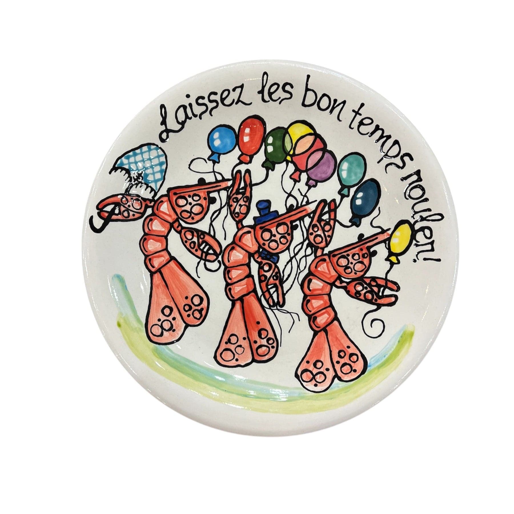 Jan Salzer Art Jan Salzer Crawfish Cake Plate - Little Miss Muffin Children & Home