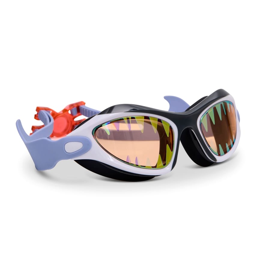 Great Bite White Megamouth Kid's Swim Goggles