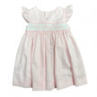Casero & Associates Pink Combo Smock Batista Dress - Little Miss Muffin Children & Home
