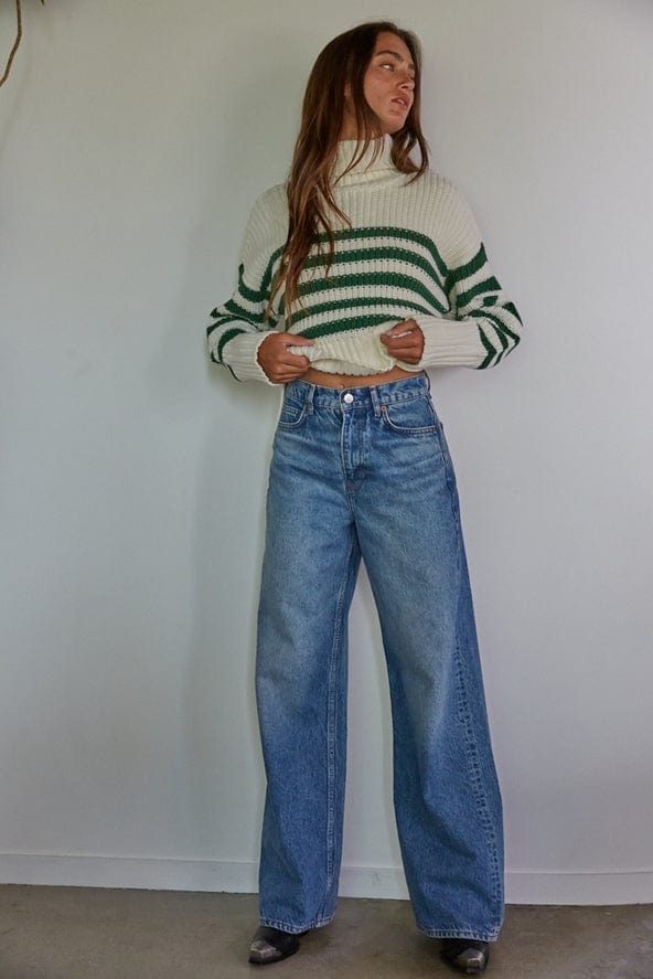 By Together By Together Striped Knit Turtleneck Pullover Sweater - Little Miss Muffin Children & Home