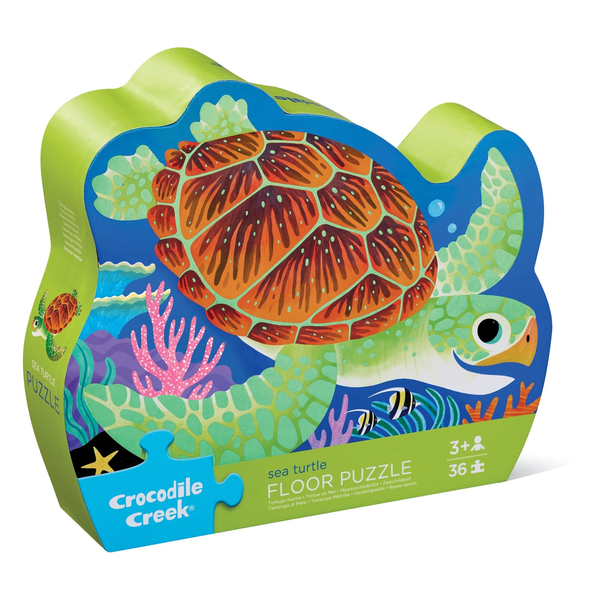 Crocodile Creek Crocodile Creek Sea Turtle 36-PC Foil Puzzle - Little Miss Muffin Children & Home