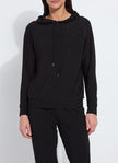 Studded Hoodie Sweatshirt black