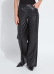 wide leg leather pants
