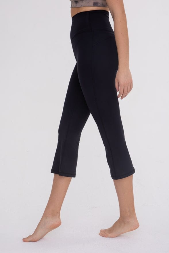 Mono B Mono B Essential Flared Capri Highwaist Leggings - Little Miss Muffin Children & Home