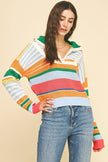 Pinch Multi Color Half Zip Pullover Sweater - Little Miss Muffin Children & Home