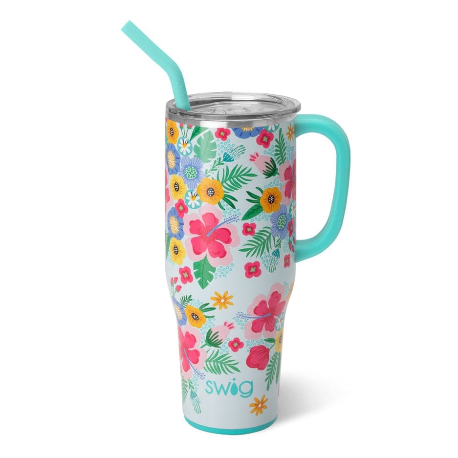 Swig Life Swig Life Island Bloom Mega Mug (40oz) - Little Miss Muffin Children & Home