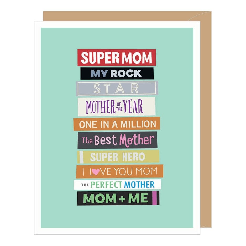 Apartment 2 Cards Apartment 2 Cards Stack of Books Mother's Day Card - Little Miss Muffin Children & Home