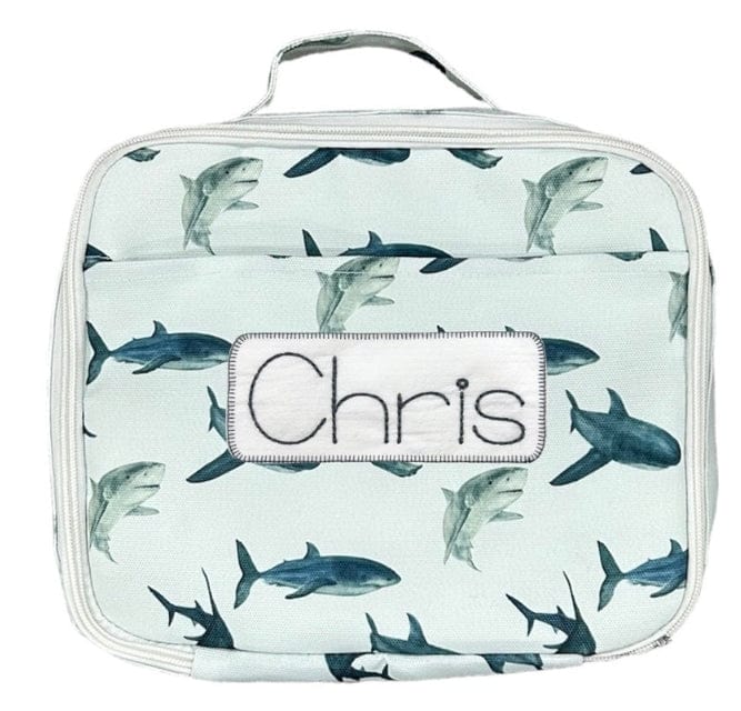 Sugar Bee Clothing Sugar Bee Clothing Lunch Bag - Sharks - Little Miss Muffin Children & Home