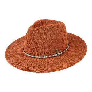 Fashion City Fashion Week Panama Hat with Multi-Colored Beaded Band - Little Miss Muffin Children & Home