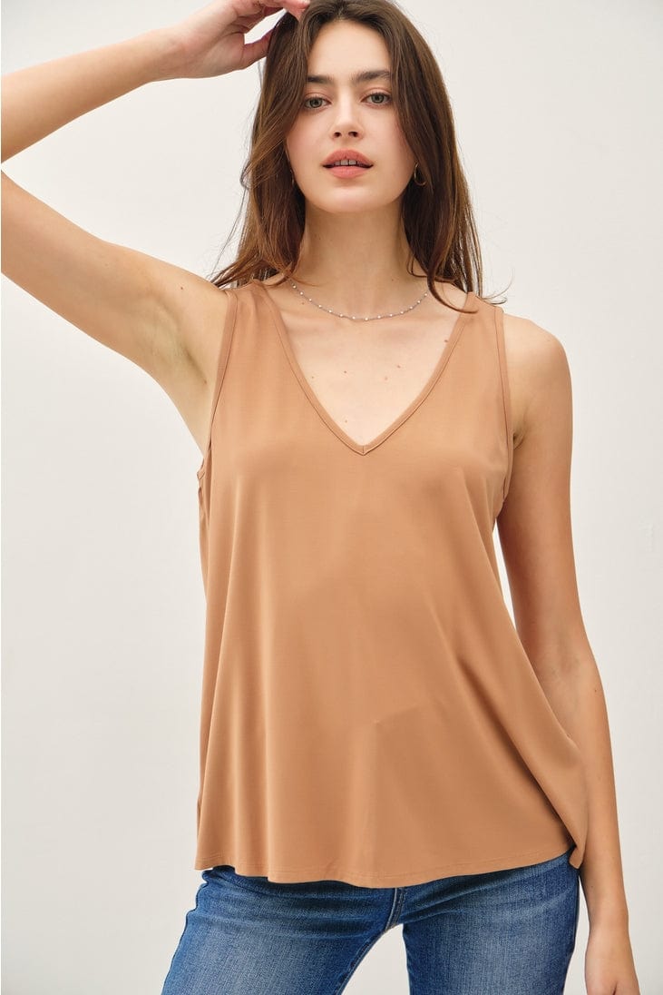 Be Cool Bamboo Modal V-Neck Tank - Little Miss Muffin Children & Home