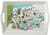 Galleyware New Orleans Rectangular Serving Tray with Handles