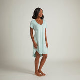 Faceplant Bamboo® Claire Nightgown in Aqua Mist