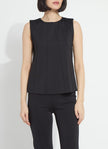 Lysse Spencer Neoprene Shell Tank in Black