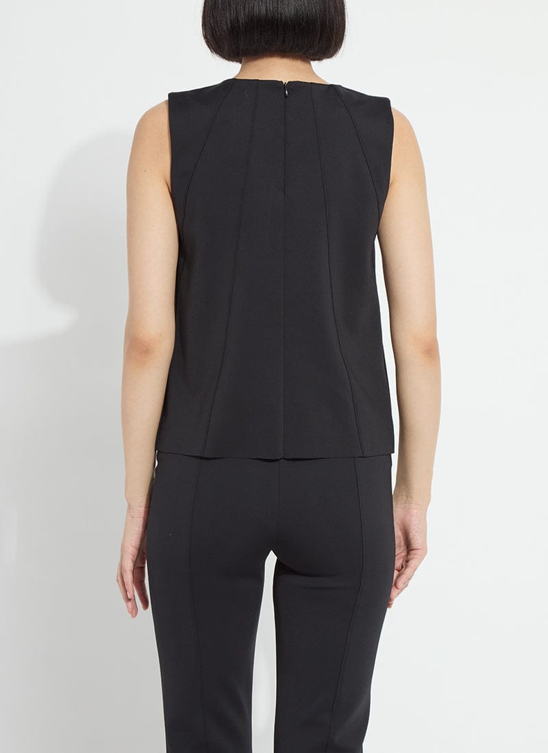 Lysse Spencer Neoprene Shell Tank in Black