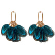 St Armands Designs of Sarasota St Armands Designs Feather Tassel Statement Earrings - Little Miss Muffin Children & Home