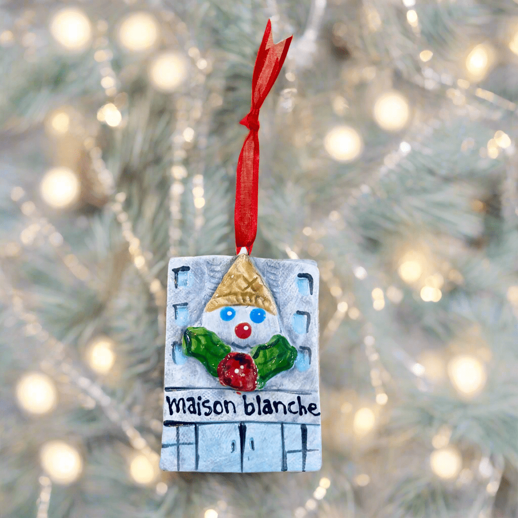 Katie Baldwin Originals Katie Baldwin Originals Maison Blanche Ornament - Little Miss Muffin Children & Home