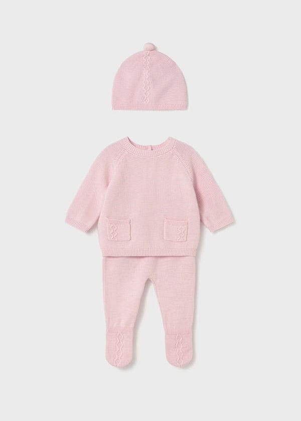 baby girl 3 piece pink set