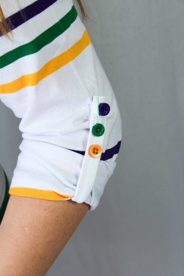 Mardi Gras Creations Mardi Gras Creations White Infinity Ladies' Dress - Little Miss Muffin Children & Home