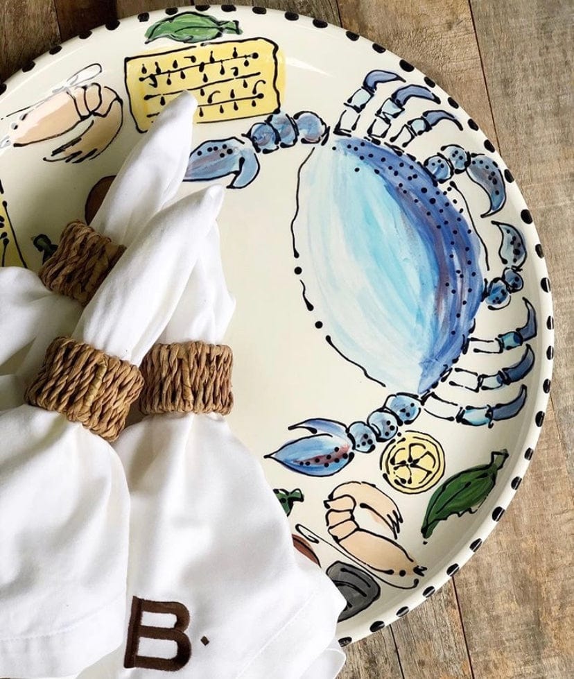 Magnolia Creative Co Magnolia Creative Co Summer Seafood Chip and Dip - Little Miss Muffin Children & Home