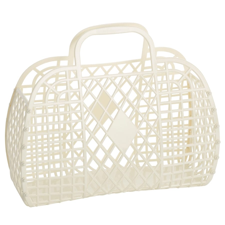 Sun Jellies Sun Jellies Large Retro Basket (Available in 3 Colors) - Little Miss Muffin Children & Home