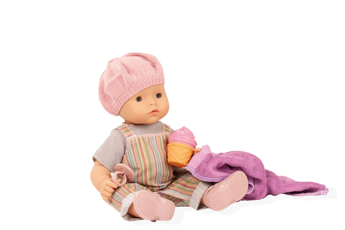 Gotz Maxy Aquini All-Vinyl Bath Baby Doll with Accessories