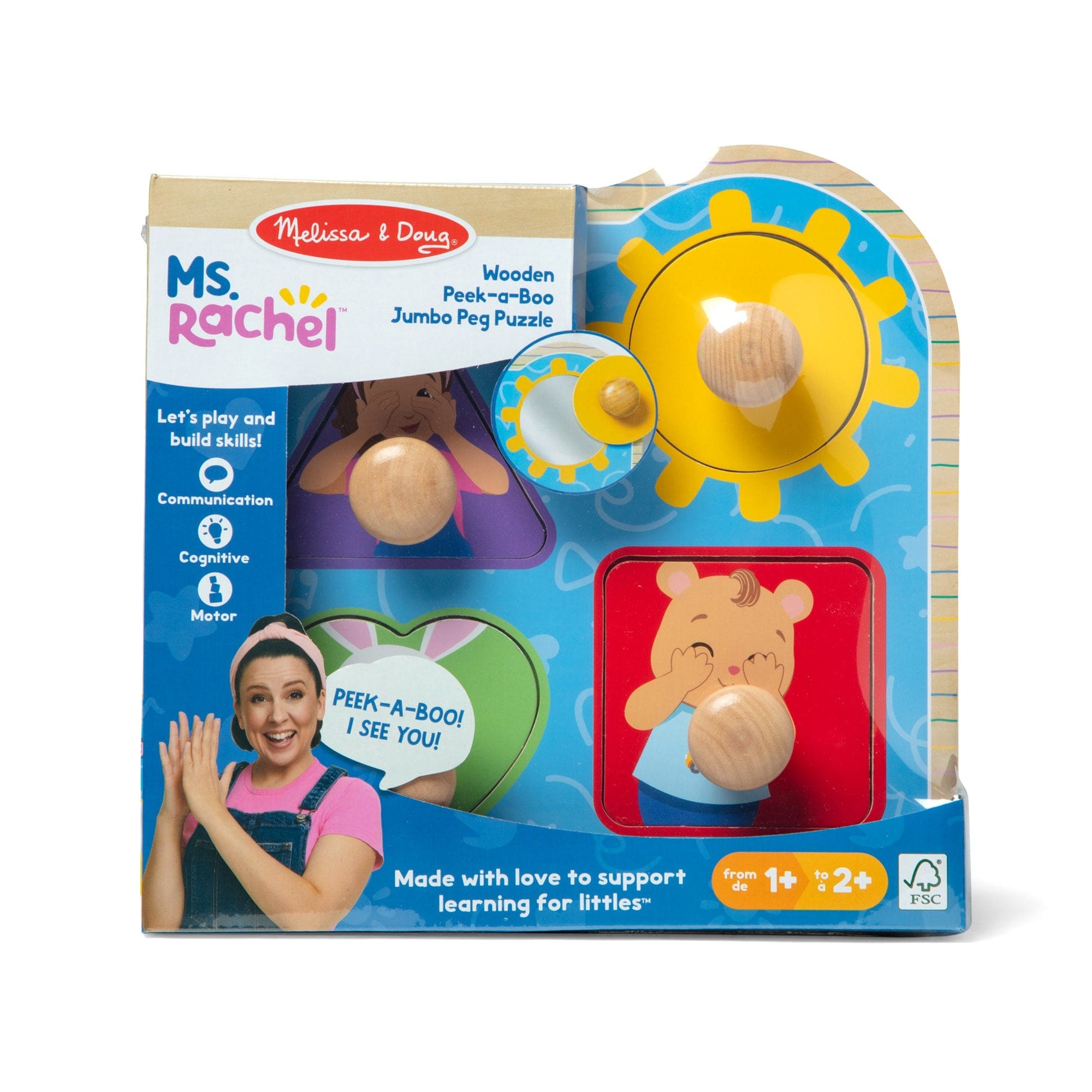 Melissa & Doug Melissa & Doug Ms Rachel Jumbo Knob Puzzle - Little Miss Muffin Children & Home