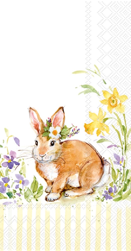 Boston International Inc Lovely Bunny Paper Guest Towels, 16 Count - Little Miss Muffin Children & Home