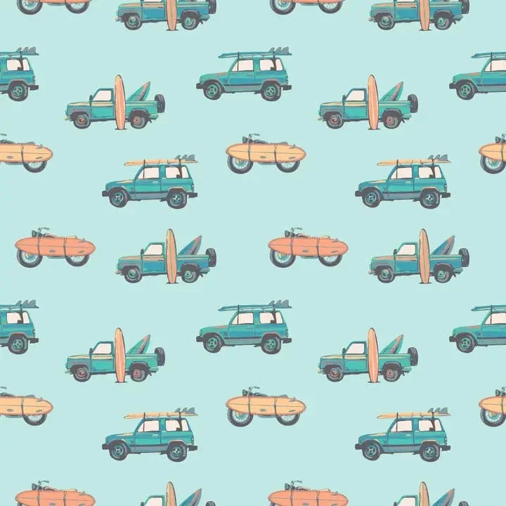 Sweet Bamboo Sweet Bamboo Convertible Romper Check The Surf - Little Miss Muffin Children & Home